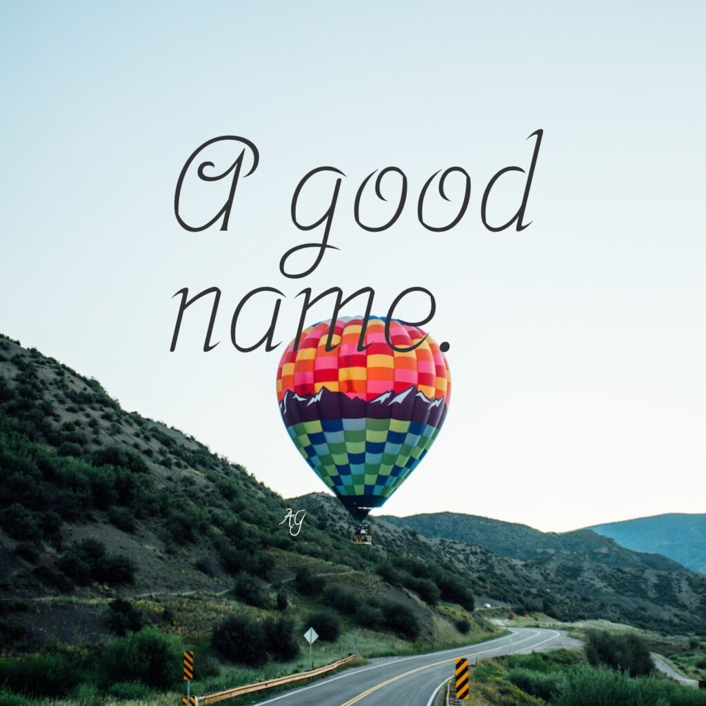 Choose a good name!